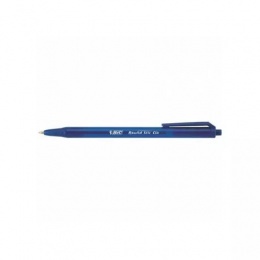 Golyóstoll, 0,32 mm, nyomógombos, BIC "Round Stic Clic", kék