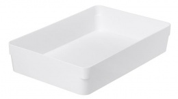 Fiókrendező, 30x6x20 cm, SMARTSTORE "Compact", fehér