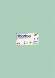 Dekorkarton, 2 oldalas, 50x70 cm, 300 g, 10 lap, FOLIA, menta