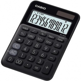 Számológép, asztali, 12 számjegy, CASIO, "MS 20 UC", fekete