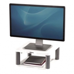 Monitorállvány, FELLOWES, Premium, fehér