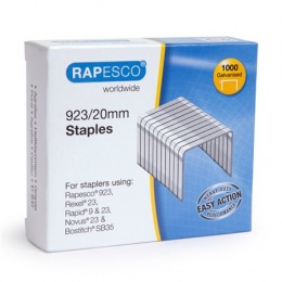 Tűzőkapocs, 23/20, horganyzott, RAPESCO