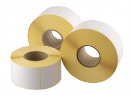 Etikett, thermo, 40x58 mm, 1000 etikett/tekercs, fehér