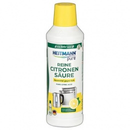 Vízkőoldó folyadék, citromsavval, 500 ml, HEITMANN "Pure"
