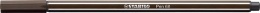 Filctoll, 1 mm, STABILO "Pen 68", kávébarna