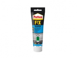 Ragasztó, építési, 50 g, HENKEL "Pattex Super Fix", fehér