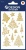Matrica, papír, 1 ív, 76x120 mm, AVERY ZWECKFORM, "Z-Design No.52273", arany fenyőfák