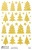 Matrica, 1 ív, 76x120 mm, AVERY ZWECKFORM, "Z-Design No.54122", karácsonyfa