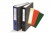 Gerinccímke, iratrendezőhöz, öntapadó, 60x390 mm, DURABLE "ORDOFIX®", kék