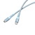 USB kábel, USB-C - USB-C, 1,2 m, 100W, mágneses, VERBATIM, kék