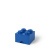 Tárolódoboz, fiókos, LEGO "Brick", kék