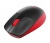 Egér, vezeték nélküli, optikai, USB, LOGITECH, "M190", piros