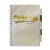 Spirálfüzet, A4, vonalas, elválasztóval, 100 lap, PUKKA PAD "Haze Project Book", vegyes szín