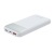 Power bank, beépített kábellel, 10.000mAh, RIVACASE "VA2211", fehér