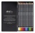 Akvarell színes ceruza készlet, hatszögletű, fémdobozos, STAEDTLER "Mars® Lumograph® 104", 12 különböző szín