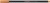 Filctoll, 1,4 mm, STABILO "Pen 68 metallic", bronz